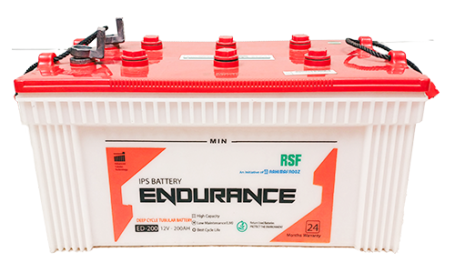 ENDURANCE Deep Cycle Tubular IPS Battery  ED-200 AH  12V IPS Battery - Price in Bangladesh
