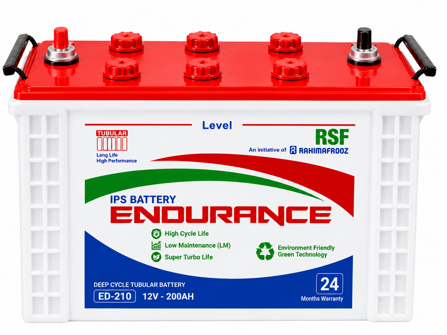ENDURANCE Deep Cycle  Tubular IPS Battery ED-210 AH 12V - Price in Bangladesh