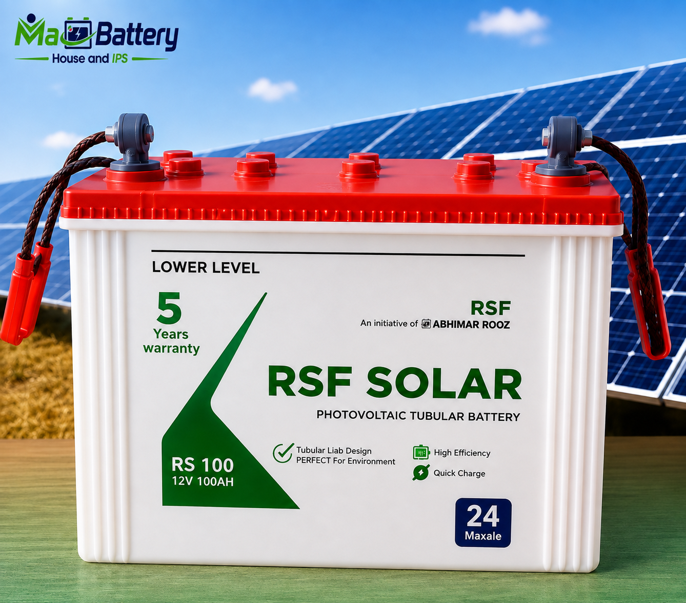 RSF Solar Battery RS-100 Ah - Price in Bangladesh